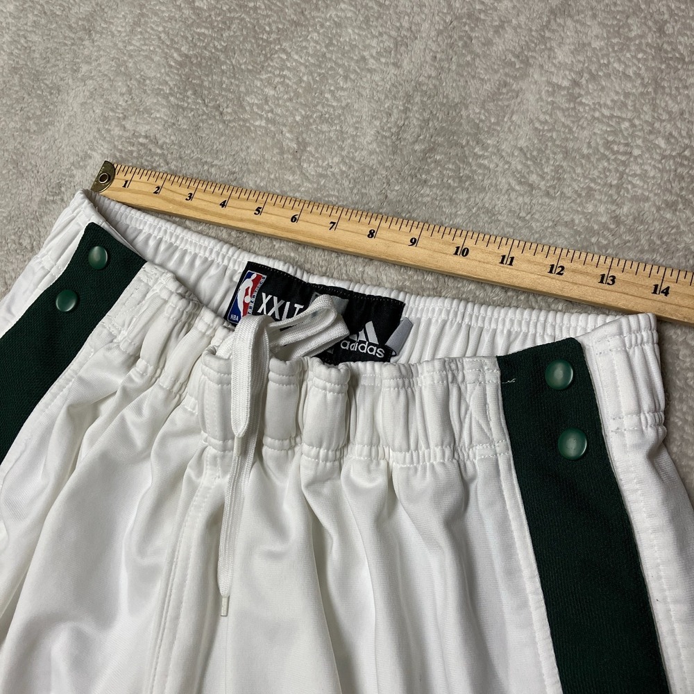 adidas NBA Milwaukee Bucks Player Issued Game Warmup Snap Pants XXLT + 6" - Picture 10 of 14